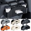 Car Backseat Organizer with Cup Holder Tissue Box Multifunctional Universal Automotive Seat Headrest Hanging