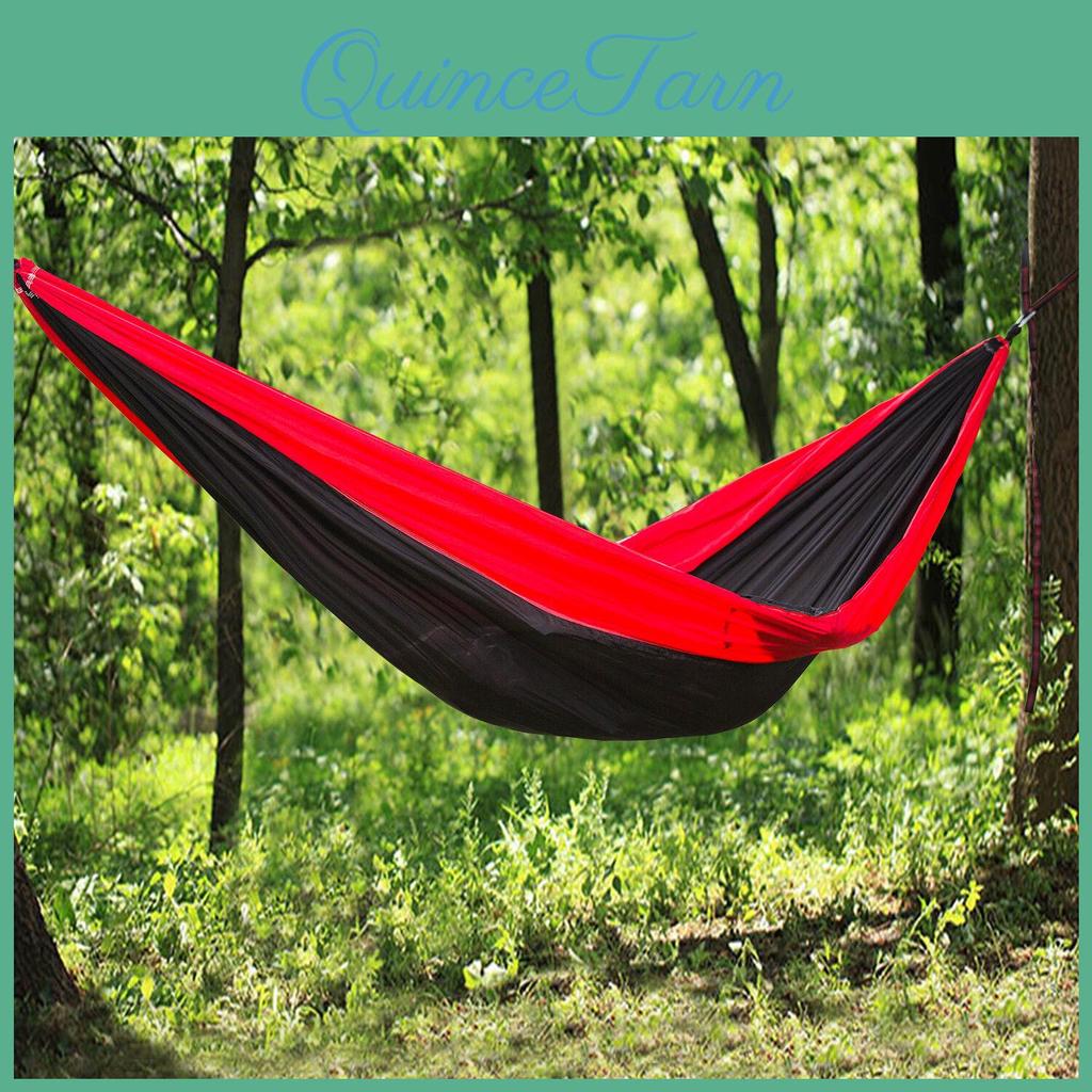Doppelpersonen-Fallschirm-Nylon-Hängematte für Outdoor-Reisen und Camping**