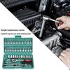 Anti-slip Ratchet Wrench Combo Set Strong Toughness Home Maintenance Tool Set  Garage