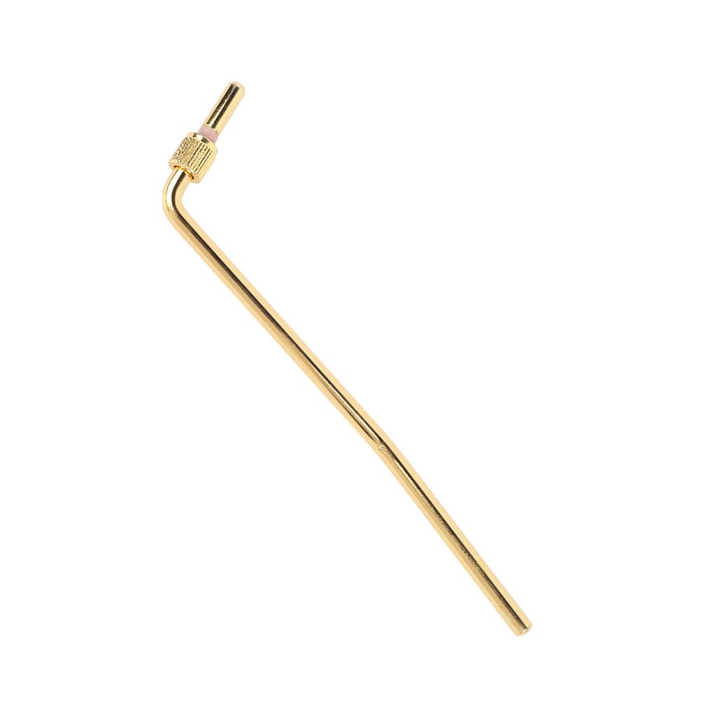 Guitar Tremolo Arm Metal Bar Electric Bridge System Part for Professional Musicians Gold