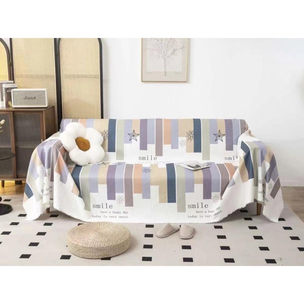 Sofa Handtuch Nordischer Stil Vollständig bedeckte Stücke Bezugstuch Mietwohnung Sofakissen Wohnzimmer Sofaüberwurf Vier Jahreszeiten Universell