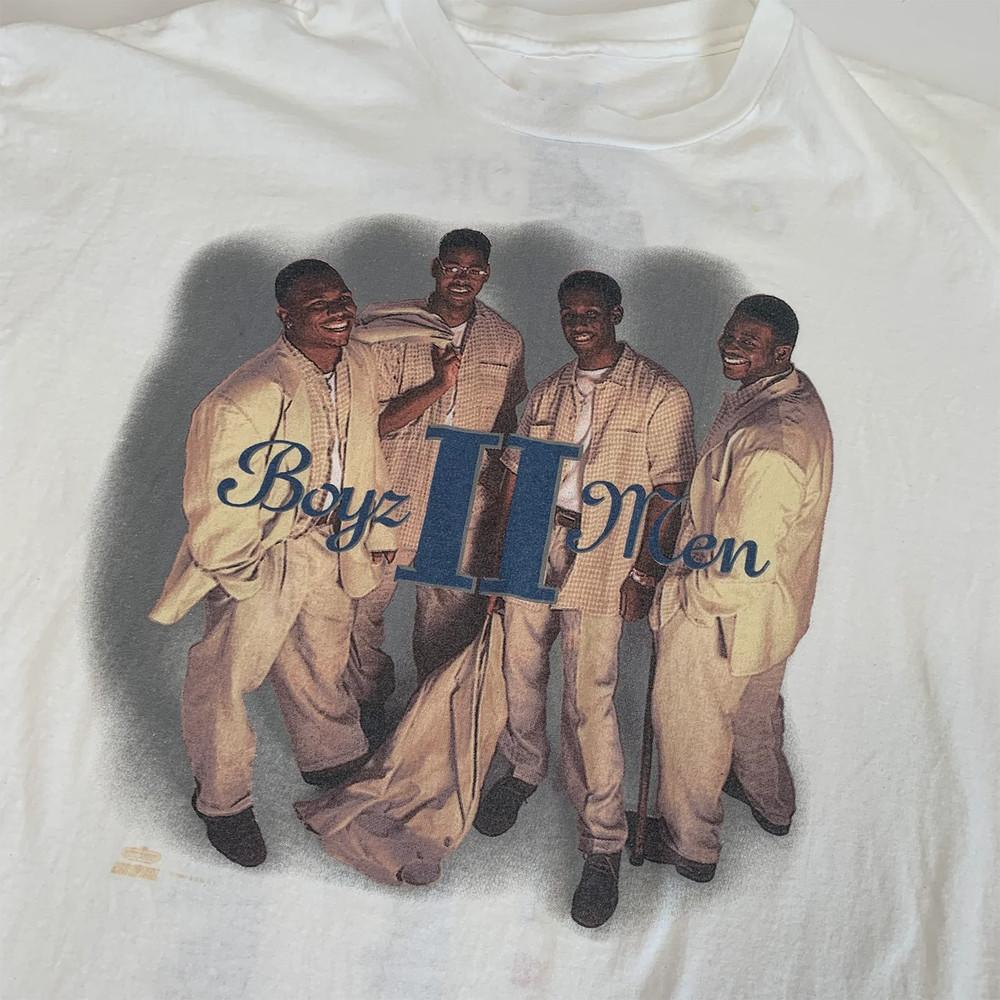 Boyz II Men Band Music White T-Shirt Cotton Unisex S-234XL Unisex T-Shirt XL