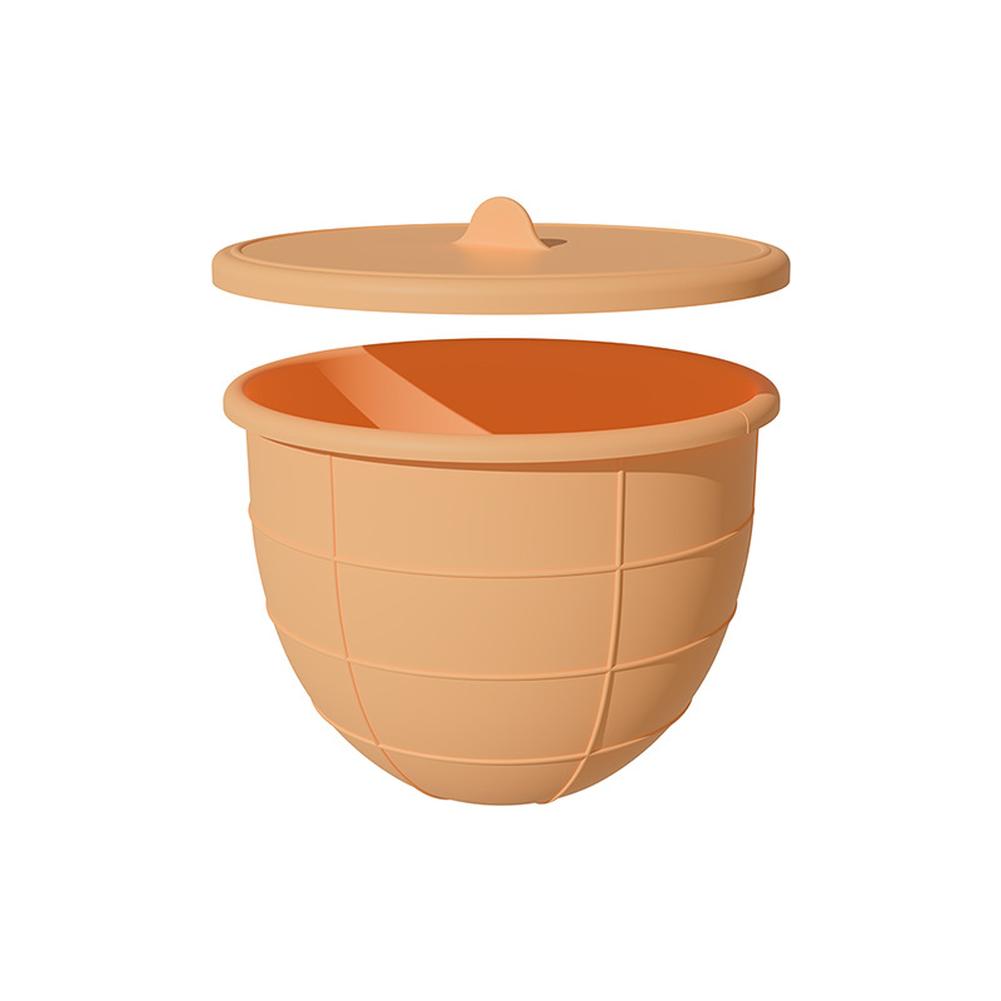 Storage Lid Silicone Bowl Liners Microwave Safe Dishwasher Safe Heat Resistant Reusable Includes Lid Easy To Clean розовый