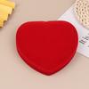 Velvet Heart-Shaped Necklace Pendant Packaging Box Valentine'S Day Engagement Proposal Wedding Ring Box Gift Box Jewelry Case