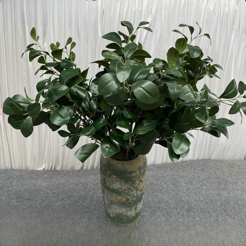 Künstliche Langblattige Jackfruchtpflanze für Heimdekoration und Foto-Requisiten