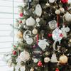 12 Pieces Sublimation Blanks Ornament Heat Transfer Pendant Personalizable Christmas Tree Decoration for Festives Season
