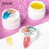 ROSALIND 5ml Dry Flower Fairy Gel Nail Polish DIY Dried Flower Semi Permanent Soak Off New Style Nail Art Top Base Hybrid Varnish UV Nail Gel