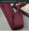Men's Formal Wine Red Wedding Tie - 8CM Hand-Tied Groom Suit Accessory