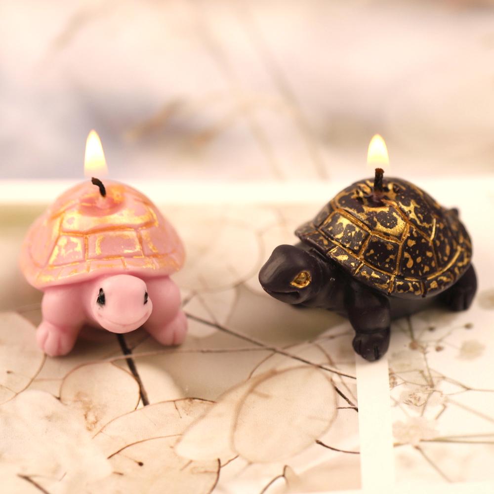 3D Creativity Ornament Silicone Candle Mold DIY Animal Turtle Craft Gift Making Soap Plaster Resin Baking Molds Home Decor