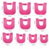 26 Pcs Nail Art Spill Prevention Clip Model Clip Nail Edge Print G Curve Shape Nail Varnish Spill Prevention Aids