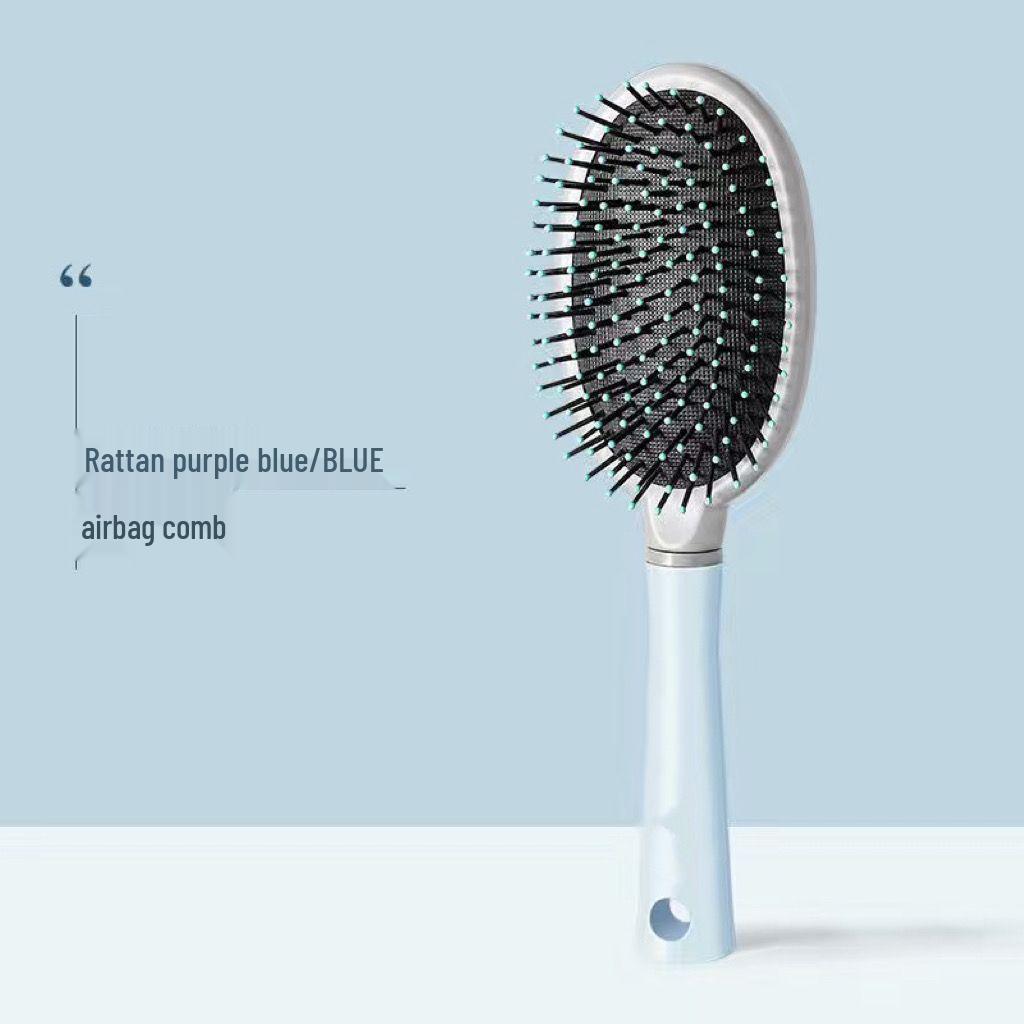 Women's Air Cushion Massage Comb - Anti-Static Curved Design for Styling and Detangling