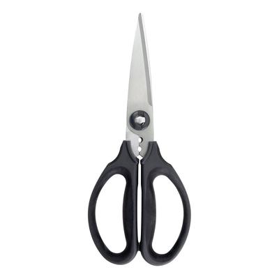 OXO Kitchen Scissors, Disassemblable for Cleaning, with Herb Stripper, Black