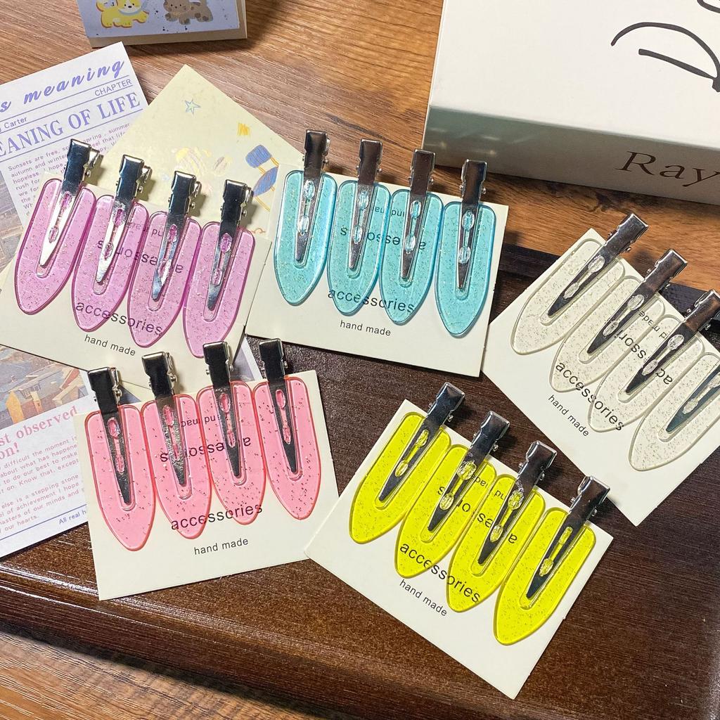 10 Pcs Seamless No Bend Hair Clips No Mark Pin Curl Clip Makeup No Crease Hair Clip Hair Styling BB Clips