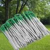 10/20/30/50Pcs Top Green Painted U-shaped Ground Nails Ground Film Fixer Garden Lawn Artificial Turf Tent Stakes Securing Pegs