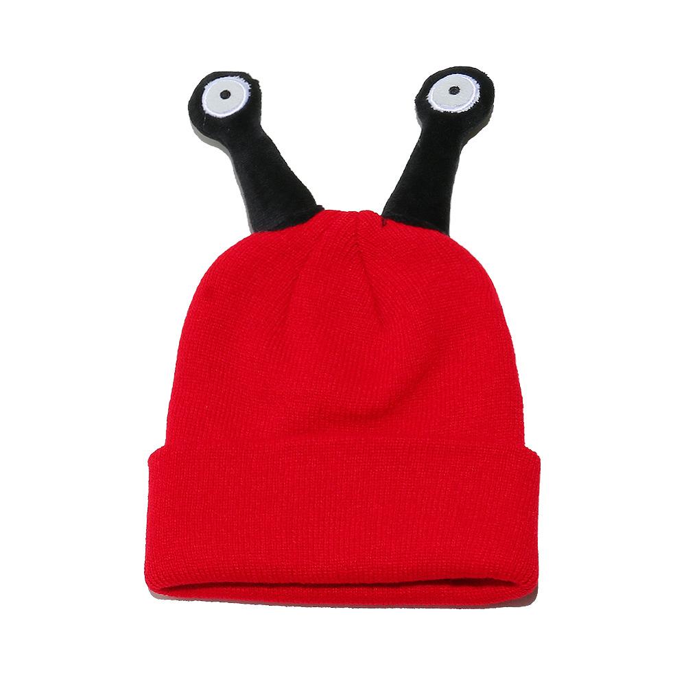 Autumn and winter funny wool hat tentacles glasses knitted hat personalized pullover hat men's and women's cold hat