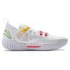 New LiNing Anti 5 Low Cushioned Wear Resistant Lightweight Low Top Basketball Shoes Unisex White Red Yellow ABFU005-4