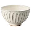 Marui Seito Shigaraki Ware Hechimon Rice White Glaze 12cm Product Bowl, Carving, Approx. Diameter, Number 3-1465