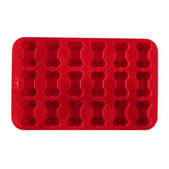 Silicone Cake Mold Cat Paw Bone Shape 10/18 Cavities Non-stick Food Grade Easy Release DIY Pudding Chocolate Candy Jelly Baking Mold