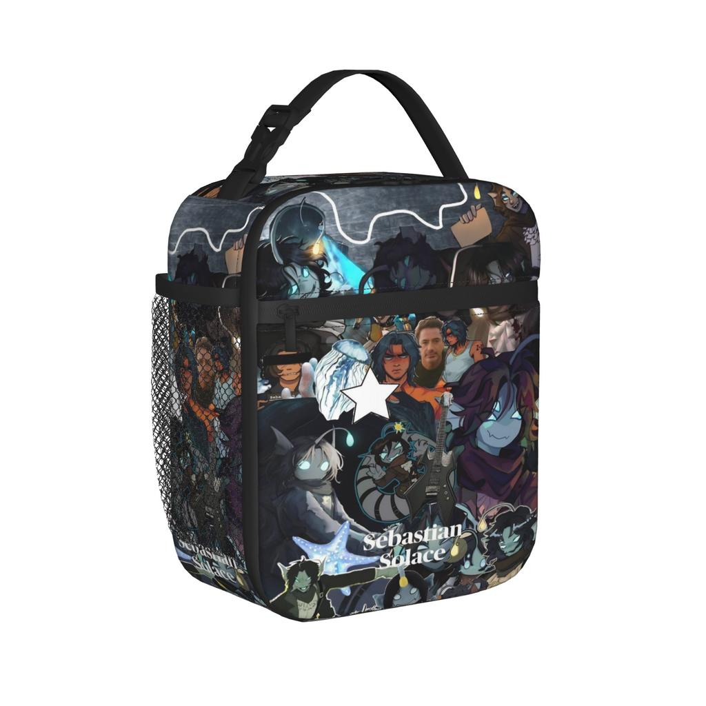 Sebastian Solace Thermal Insulated Lunch Bag for Office Portable Food Container Bags Men Women Thermal Cooler Lunch Box