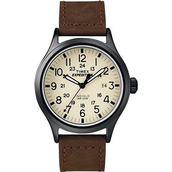 TIMEX Expedition Scout Metal Cream Dial Brown Strap T49963