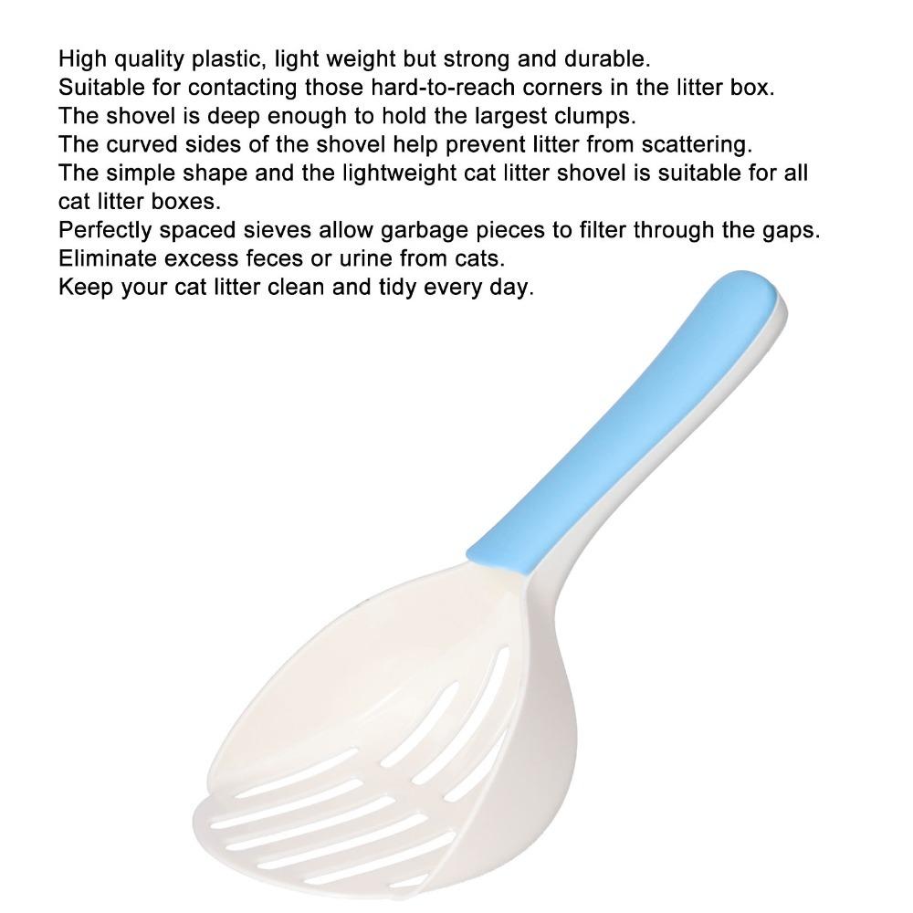 Deep Shovel Cat Litter Scoop Wide Scoop Head Pet Waste Scooper Kitty Poop Shovel  Indoor Pet Care