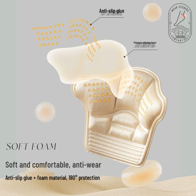 Self-Adhesive Anti-Wear Heel Stickers for High Heels - Wear-Resistant, Comfort Fit, Anti-Drop Design