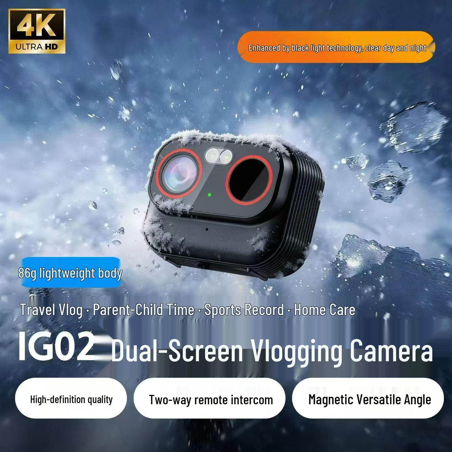 

4G HD Pocket Camera: 3MP, IP67 Waterproof, Low Power, for Outdoor Bird Watching & Cycling 3 Million - Camera Only