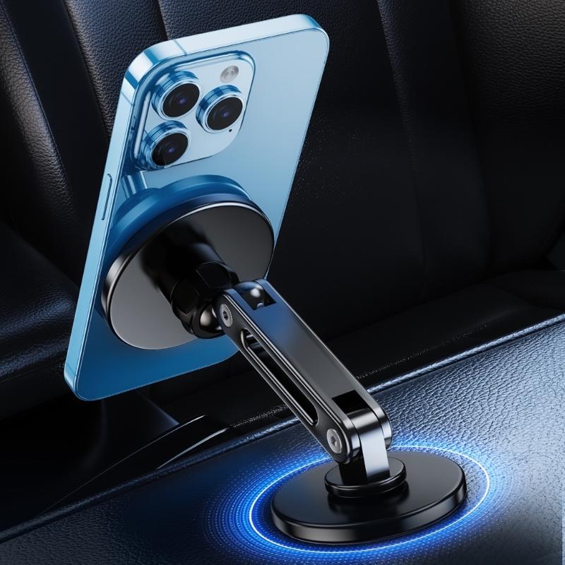 Car Mount Phone Holder Angle Adjustable Phone Support Holder for 15 14 Magnetic 360° Rotation Navigation Holder
