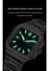 Binbang Men's Large Dial Tritium Sport Watch - High-End Trendy Model