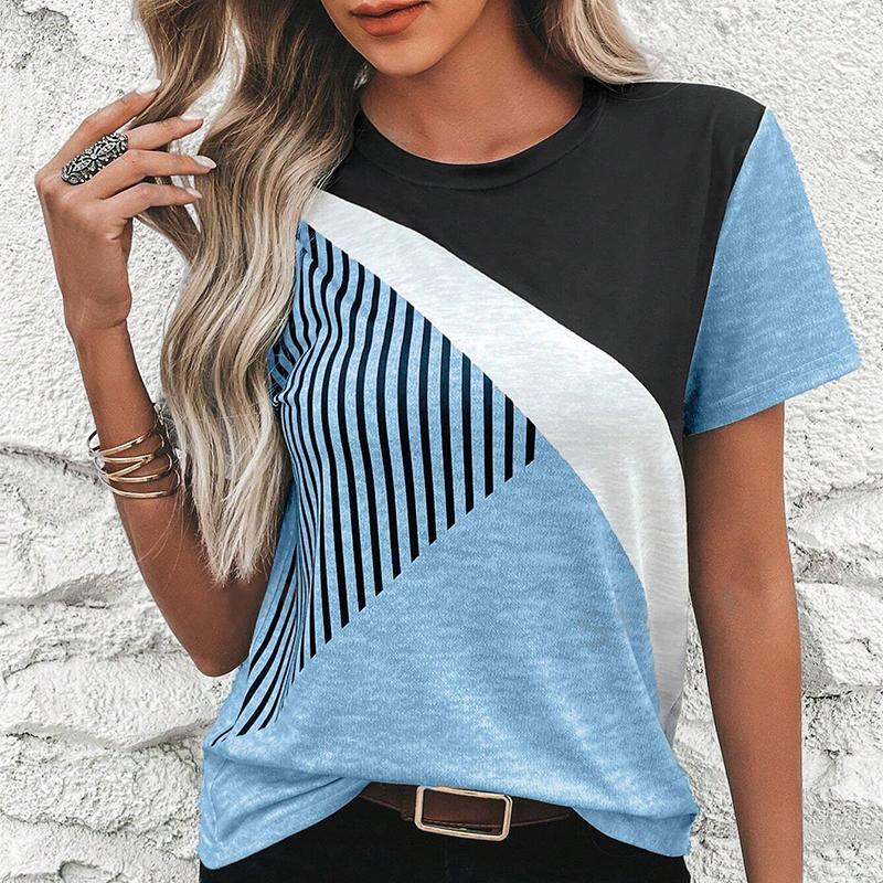 Moda Femei Animal Cal Fluture Câine Labe Imprime Tricou Funny Casual O-Gât cu mâneci scurte Tricou Vară Femeie Tricou