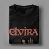 Elviras Reines Baumwoll-T-Shirt Für Herren Strand Herrin der Dunkelheit Y2K Lustige T-Shirts Rundhals Harajuku T-Shirt Übergroß Heiß ...