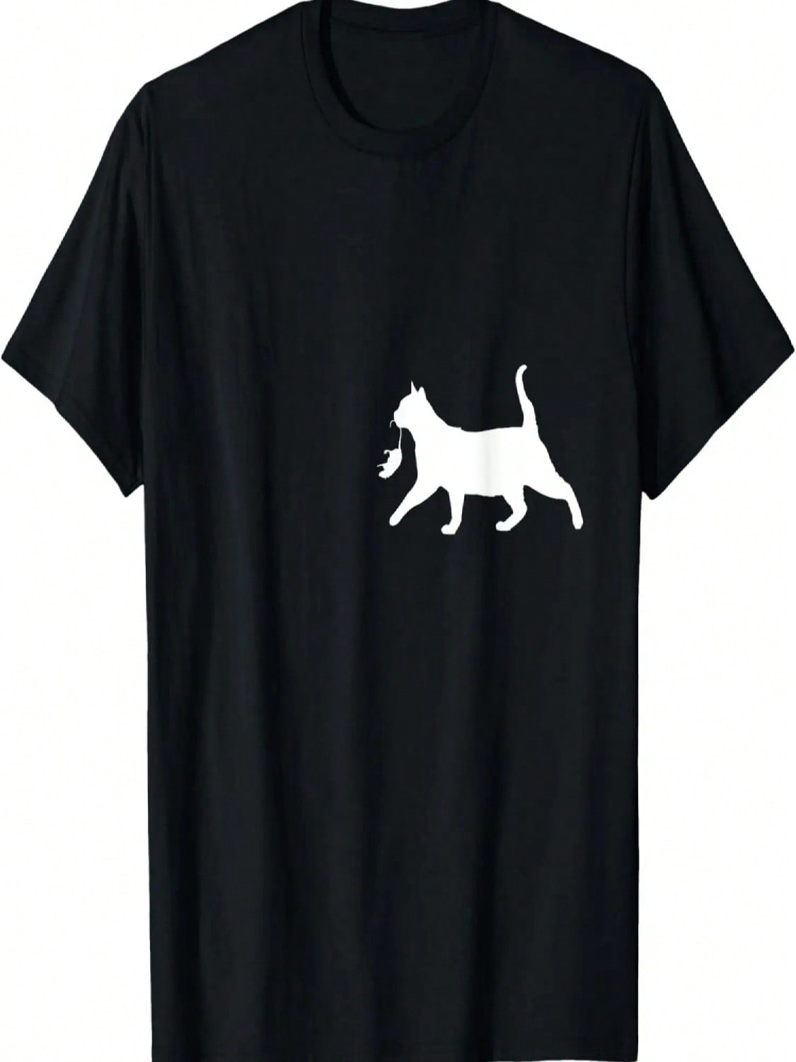 Cat With Mouse Street Art Graffiti Style T-Shirt S разноцветный