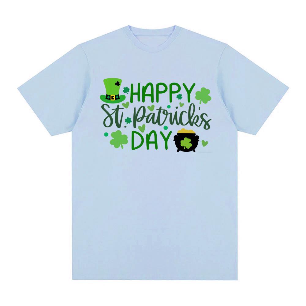 St Patricks Tshirts Casual High Quality Teeshirt Graphic Printing 100Cotton Unisex Tshirt Roupas Femininas Anime Clothing