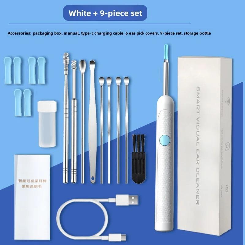 Wireless Wifi Ear Pick Otoscope Camera Luminous Ear Wax Cleaner Teeth Oral Inspection Health Care Tool