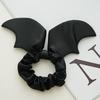 Black Cat Themed Hair Accessories Plush Halloween Styling Tools Cute Animal Ear Hair Ties Party Decorative Headwear