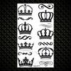 Realistische Sternbild Flügel Temporäre Tattoos Für Frauen Erwachsene Falsche Blumen Krone Kosmischer Tattoo Aufkleber Finger Sexy Kleine Tattoos