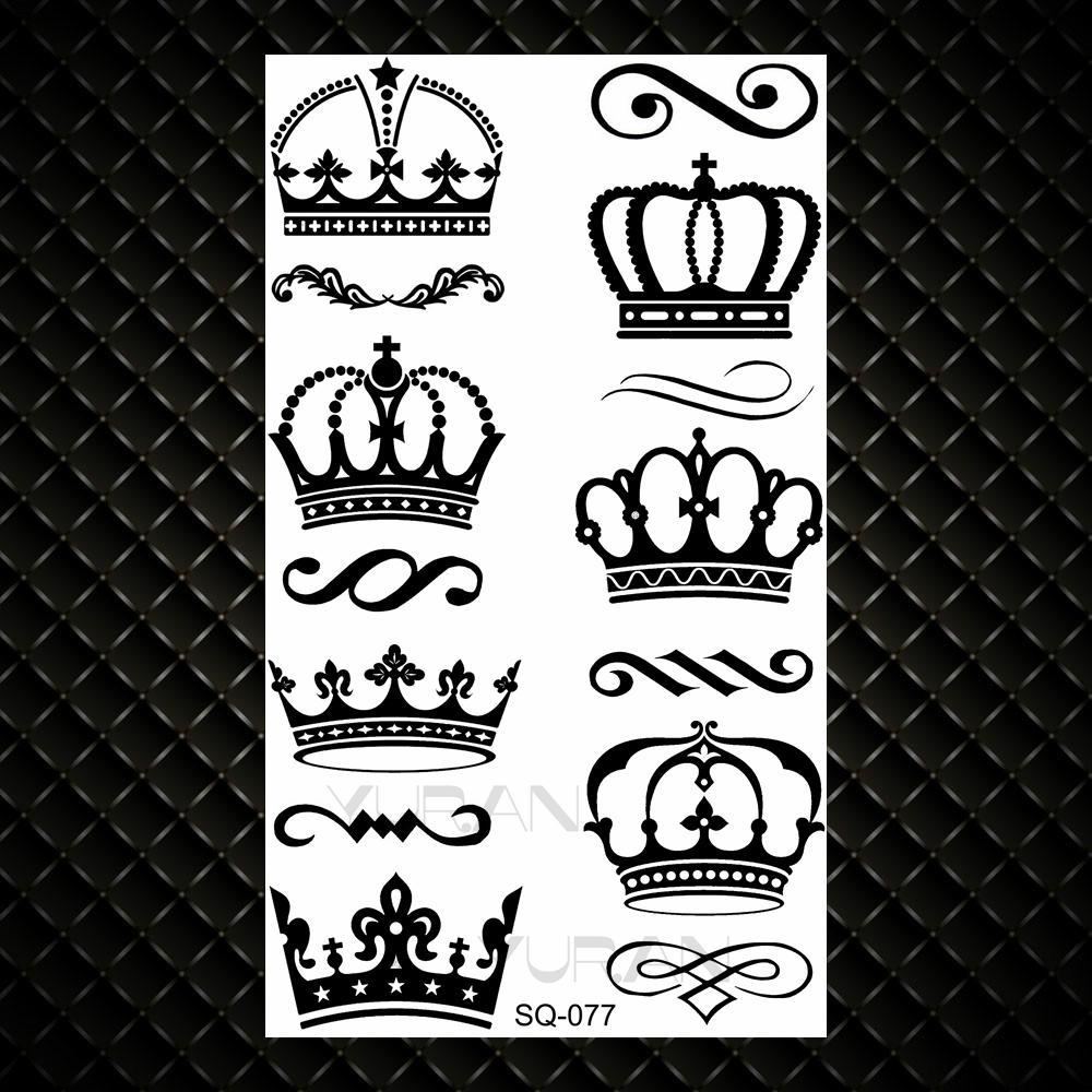 Realistische Sternbild Flügel Temporäre Tattoos Für Frauen Erwachsene Falsche Blumen Krone Kosmischer Tattoo Aufkleber Finger Sexy Kleine Tattoos