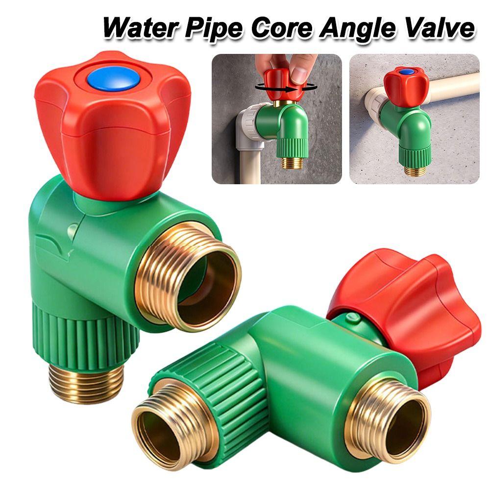 High-flow Water Pipe Valve Universal Interface Thread PPR Angle Valve Water Pipe Accessories