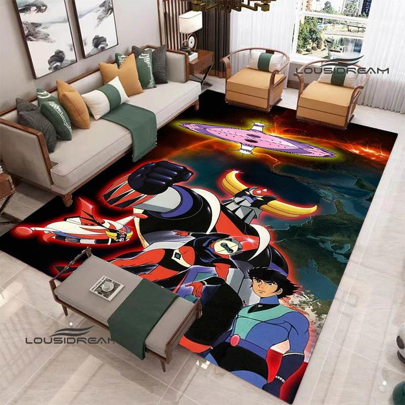 Tapis 3D OVNI ROBO GRENDIZER GOLDORAK Tapis antidérapant Tapis d'extérieur Tapis de zone Tapis de décoration pour la maison la chambre à coucher Tapis pour chambre à coucher Cadeau d'anniversaire