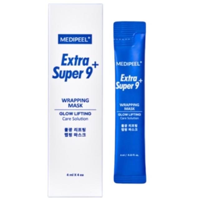 

MEDI-PEEL Extra Super 9 Plus Water Glow Lifting Wrapping Mask Firming & Radiance Care 4ml x 4