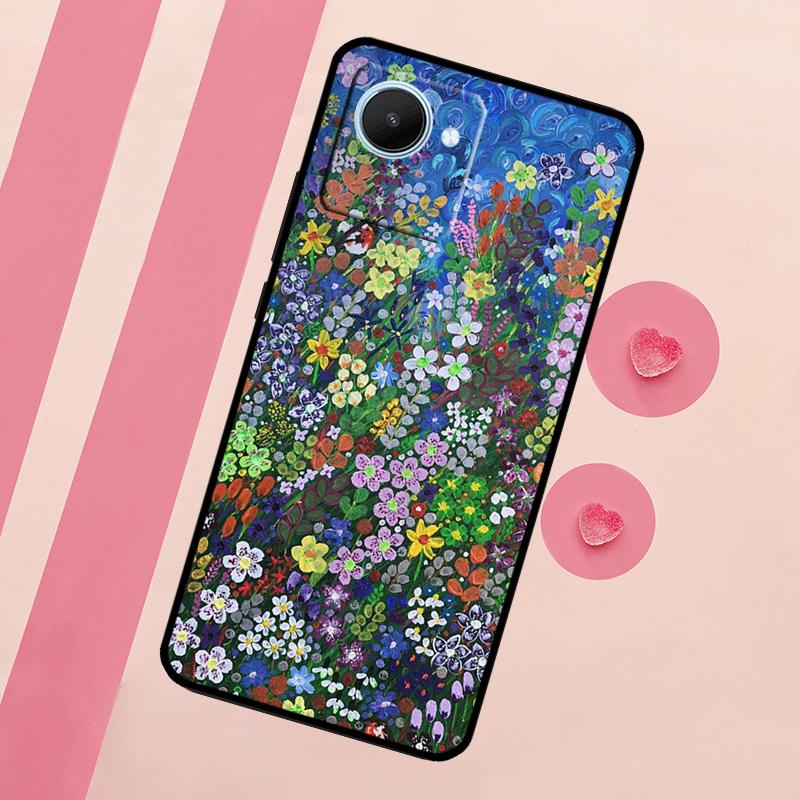 Colourful Flower Painting Art For Realme 15 Pro 10 11 12 13 14 Pro Plus GT7 C67 C65 C63 C61 C55 C53 C51 C35 C71 C75 Case