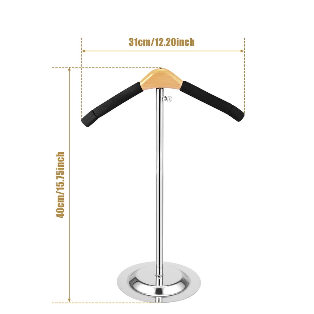 Adjustable T Shirt Display for Kid Adult Flexible Shirt Rack Shoulder Portable Hanging Metal Clothes Display Stand Hanger Rack
