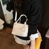 Summer Popular Lychee Pattern Small Bag Women 2025 New Trendy Fashion Portable Bucket Bag Simple Commuter Messenger Bag
