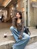 2025 Autumn Women's Retro Slim Fit Stripe Long Sleeve T-shirt