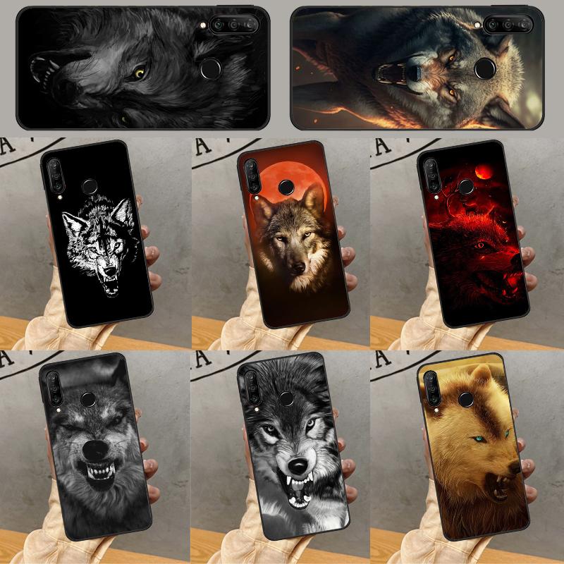 Angry Wolf For Huawei P20 P40 Lite P60 P30 Pro Nova 5T 9 10 SE 12s 12i 11i Y90 Y70 Y60 Y61 Y72 Y91 Case