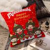 Cartoon MMMonchhichis Anime Personalized Pillow Dust Cover Bedroom Kids Party Decoration Pillowcase Birthday Children Gift