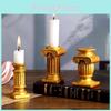 Roman Elegant Resin Column Sculpture For Desktop Display And Gift Decoration