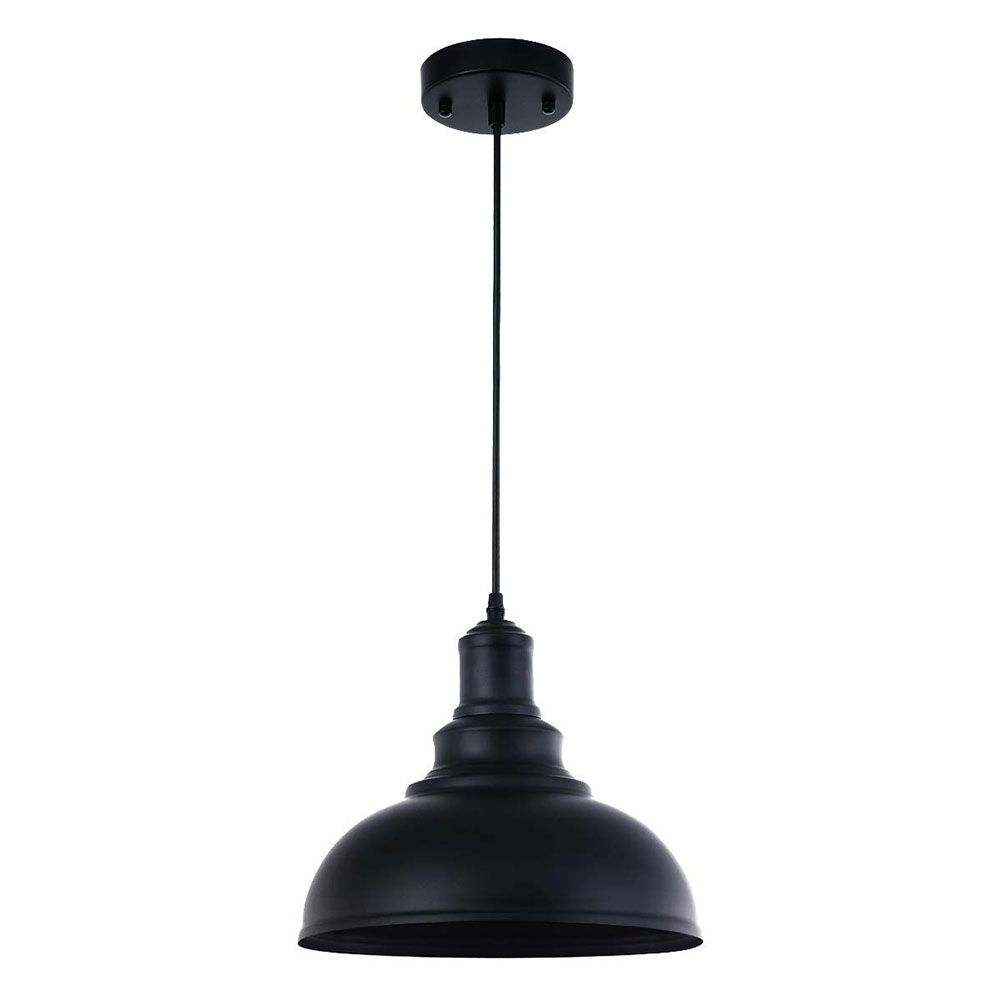 Stropní závěsné svítidlo lehké kovové stínidlo Vintage Industrial