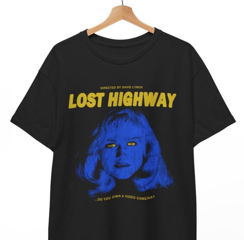Lost Highway David Lynch T-Shirt Mystery Man Neo-Noir Horror , Horror Unisex Tee