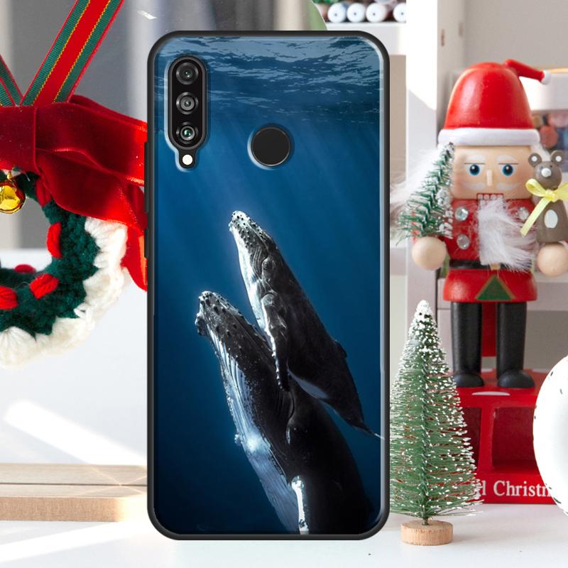 Ocean Whale Shark Waves For Huawei Nova 5T 9 10 SE 7i 8i 11i 12i Y73 Y72 Y61 Y91 Y60 Y70 Y90 P20 P40 P30 Lite Case